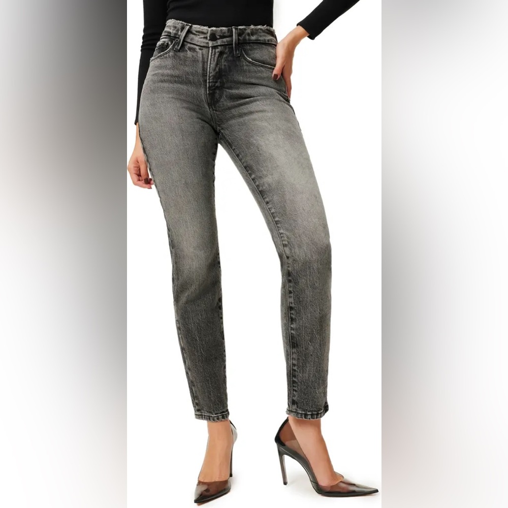 Good American Black/Grey Jeans